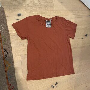 Jungmaven Ojai Tee - Terracotta / Rust / Red - Small